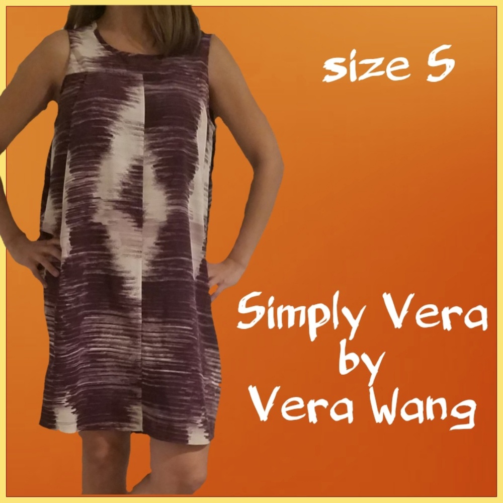 Simply Vera by Vera Wang purple dress sz S